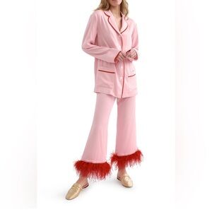 Sleeper Party Pajamas in Pink and Red